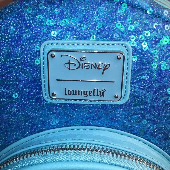 LOUNGEFLY Cinderella Snow Globe Sequin Backpack